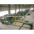 automatic steel slitting machine with hydraulic decoiler